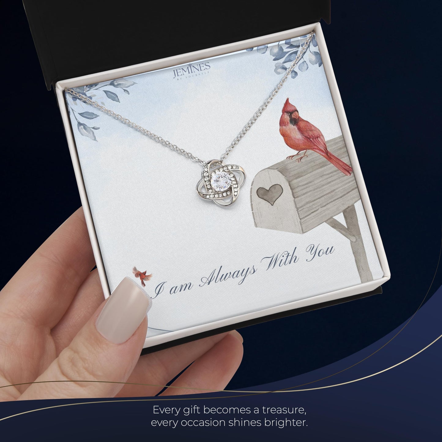 Sympathy Love Knot Necklace Elegant Gifts