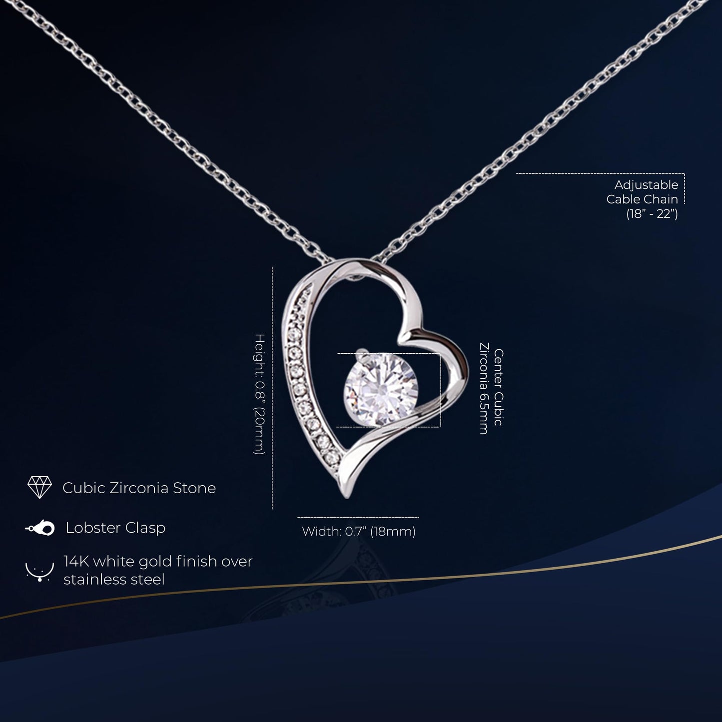 Forever Love Necklace Elegant Gifts