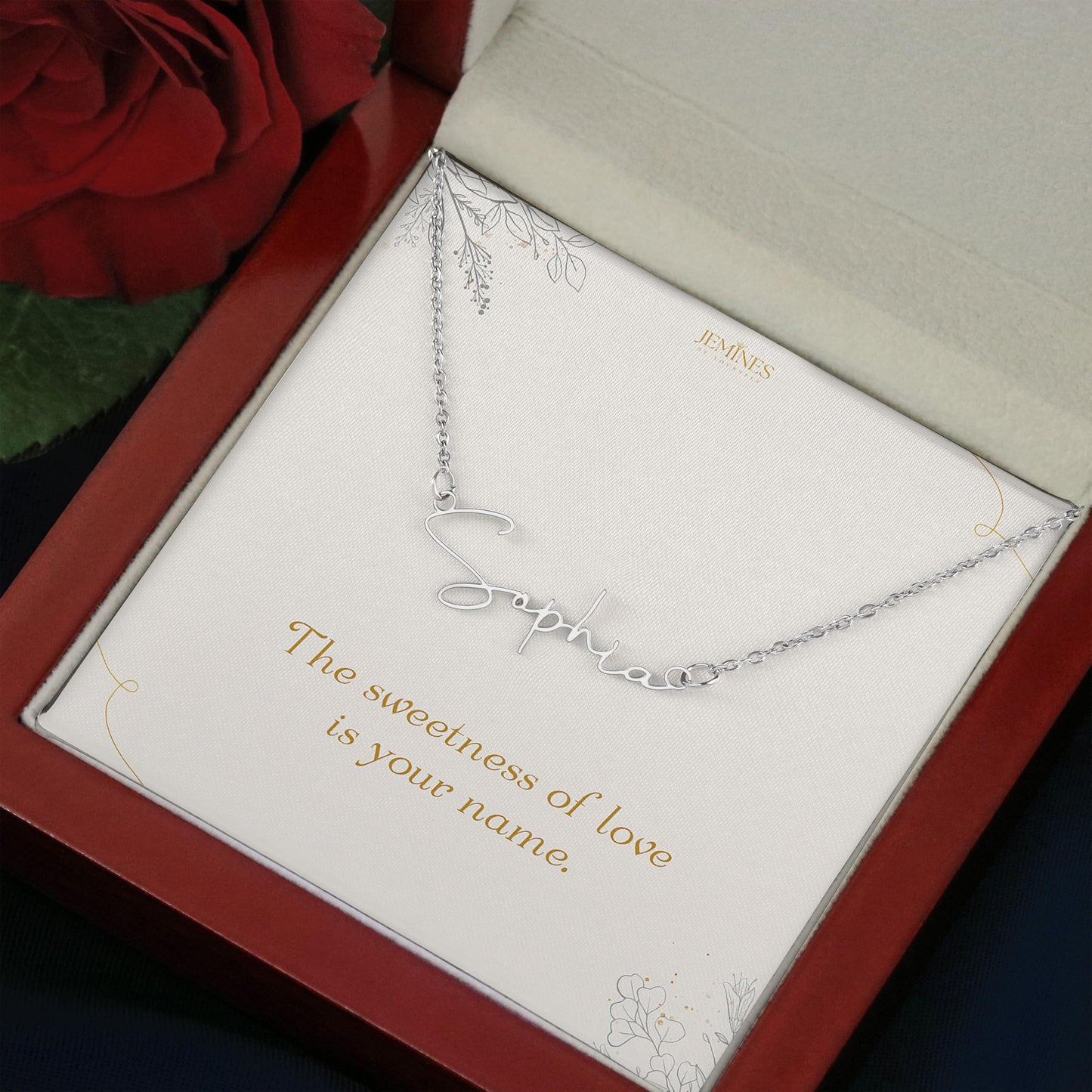 Custom Signature Name Necklace Elegant Gifts