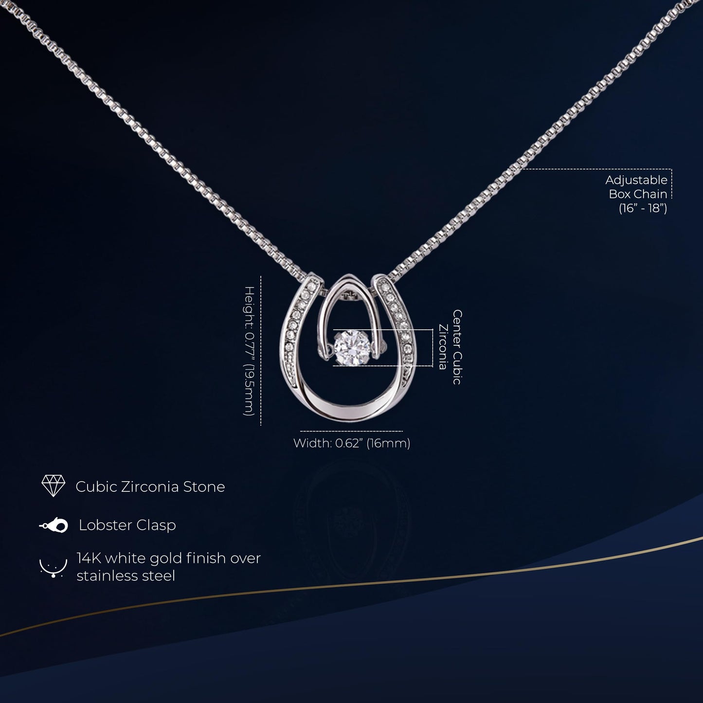 Lucky in Love Necklace Elegant Gifts
