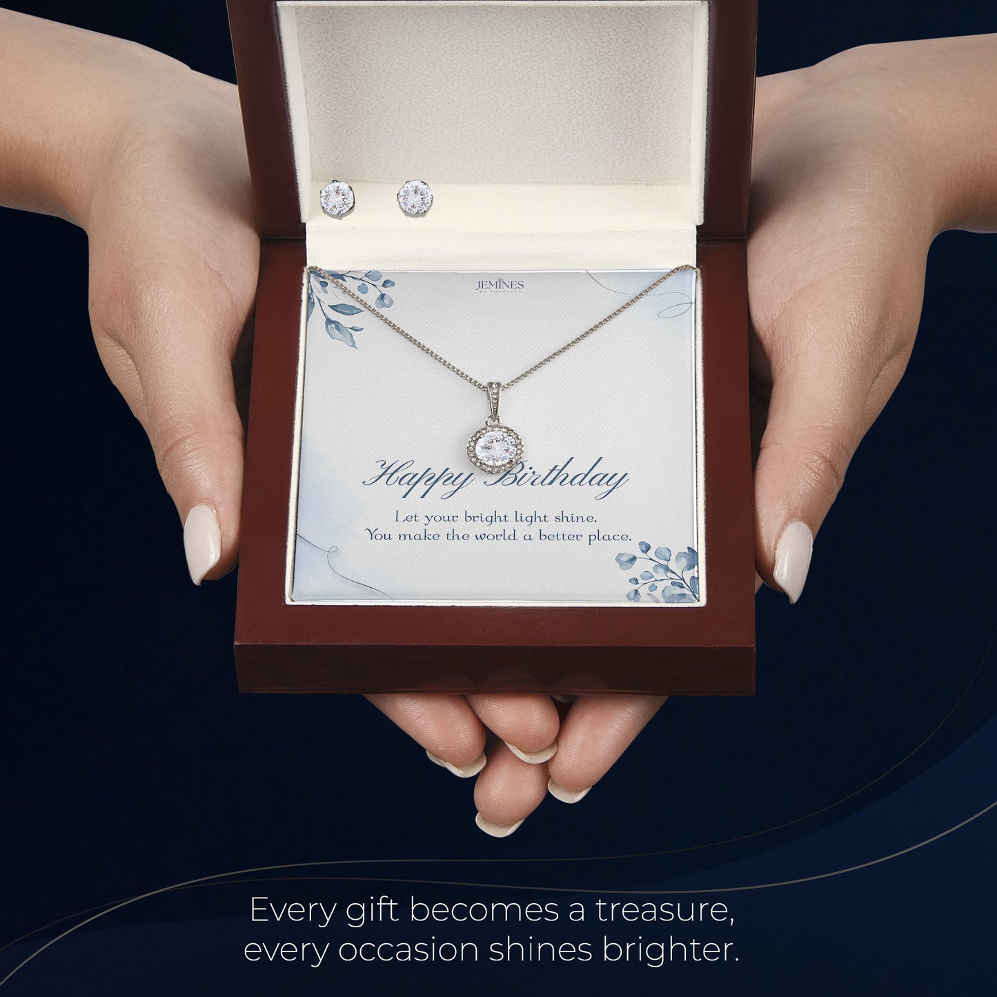 Birthday Eternal Hope Set Necklace Custom Gifts