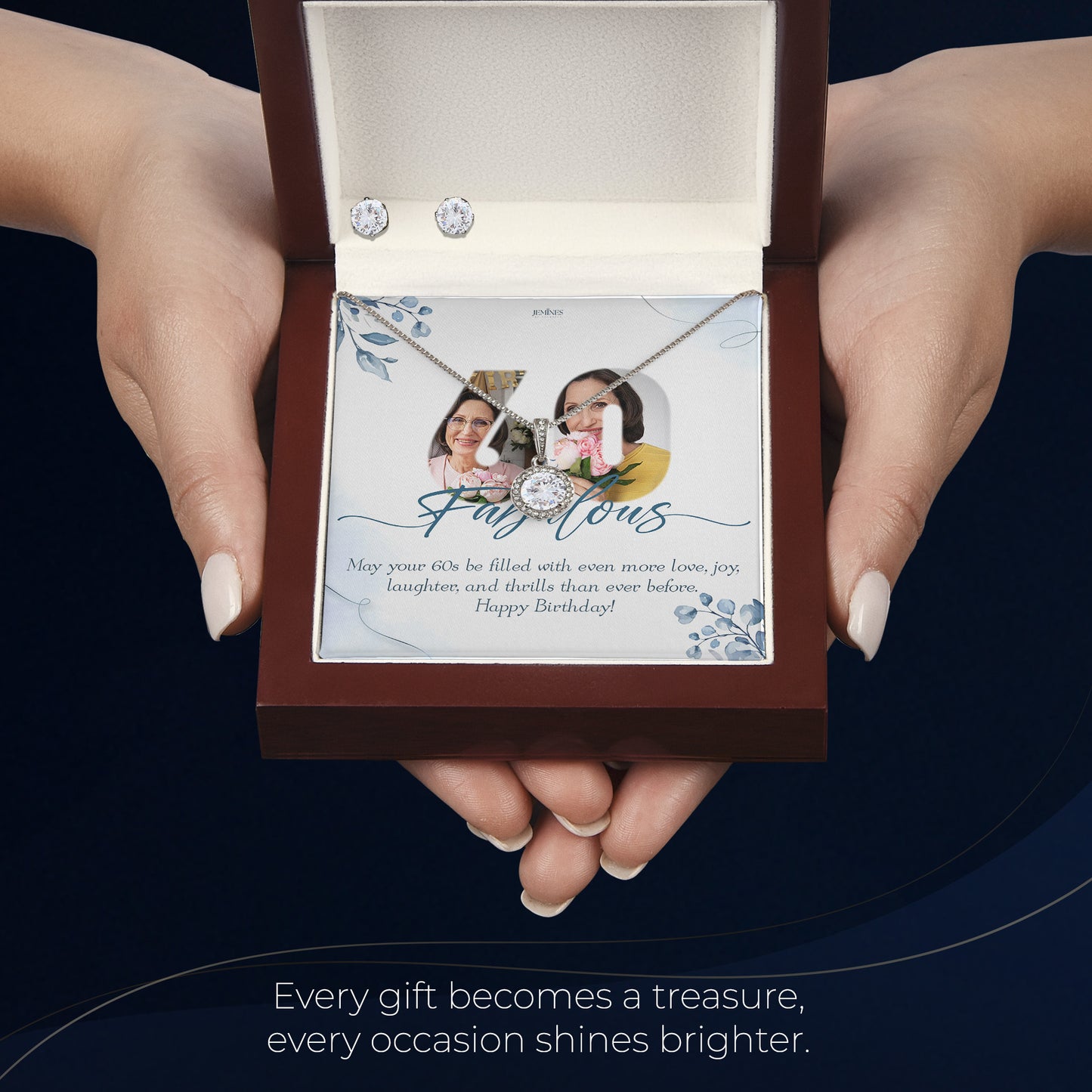 Birthday Eternal Hope Set Necklace Custom Gifts