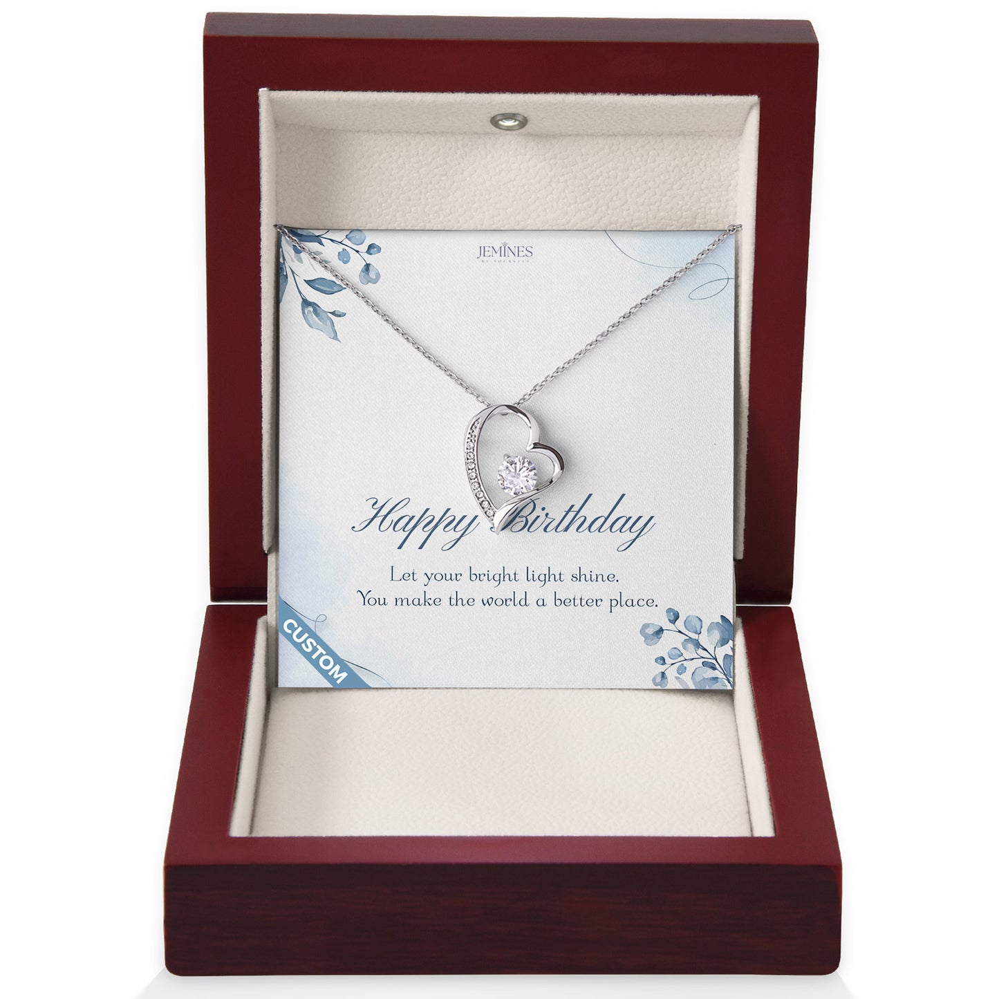 Birthday Forever Love Necklace Gifts Custom Gifts