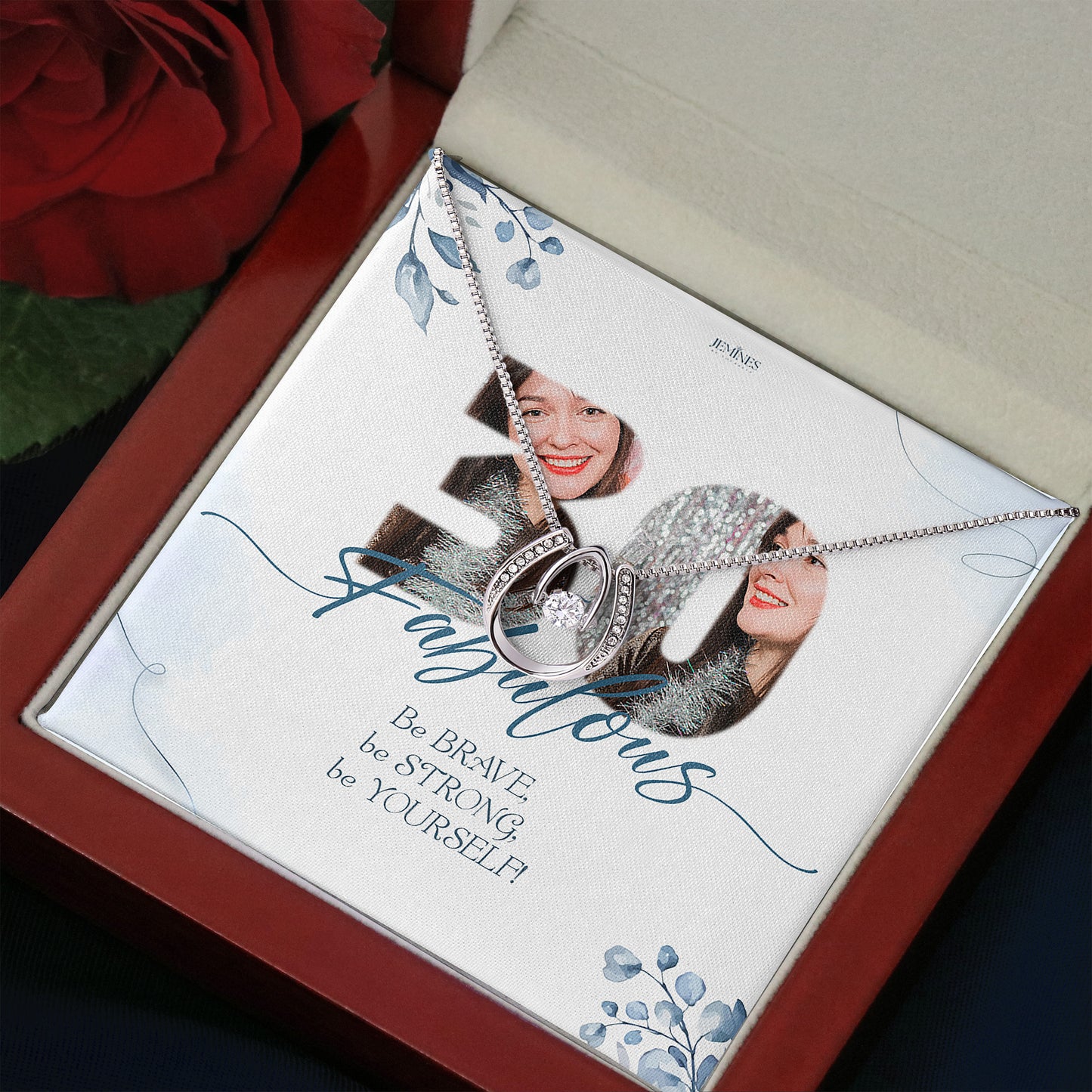 13th Birthday Lucky In Love Necklace Custom Gifts