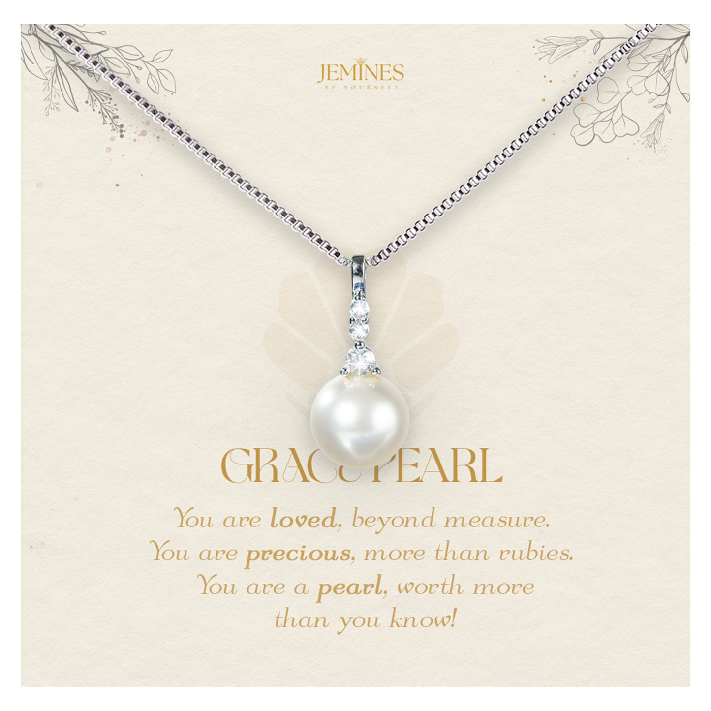 Grace Pearl Necklace Elegant Gifts