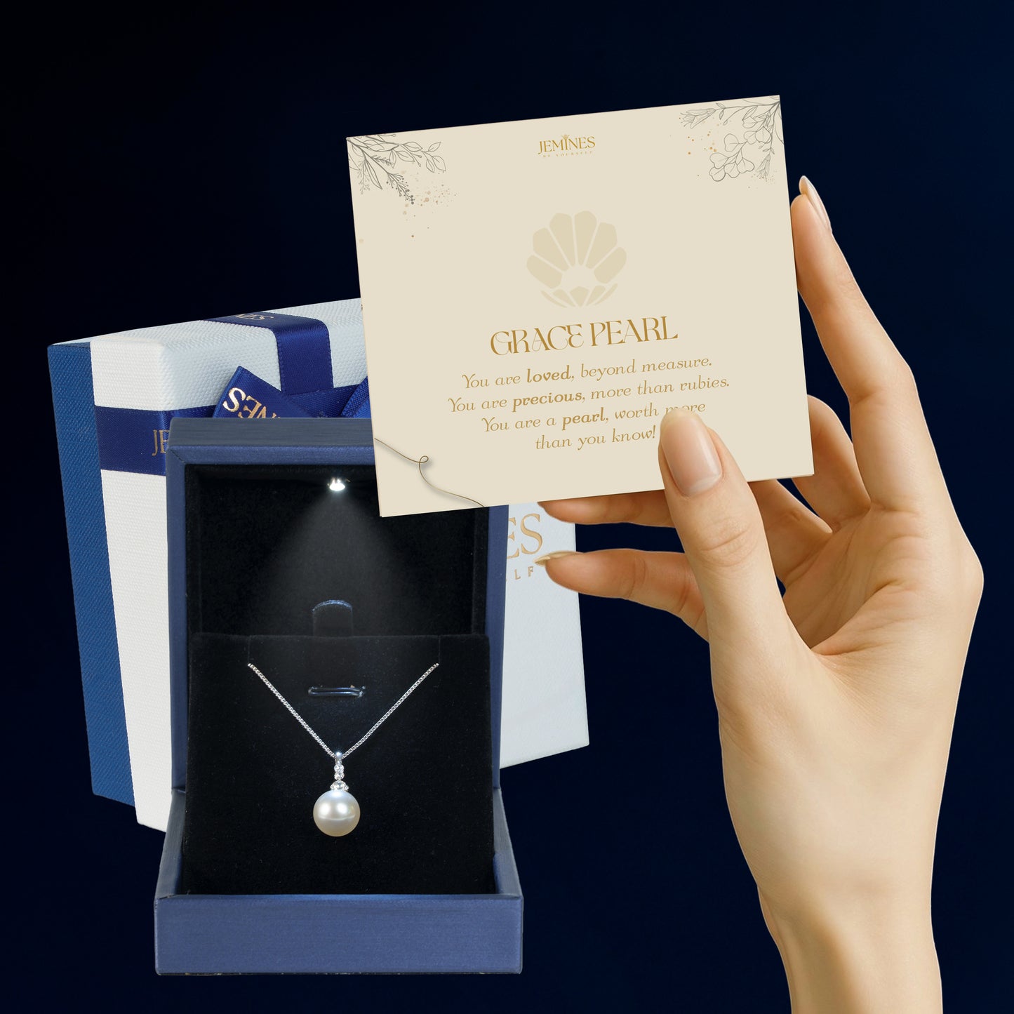 Grace Pearl Necklace Elegant Gifts