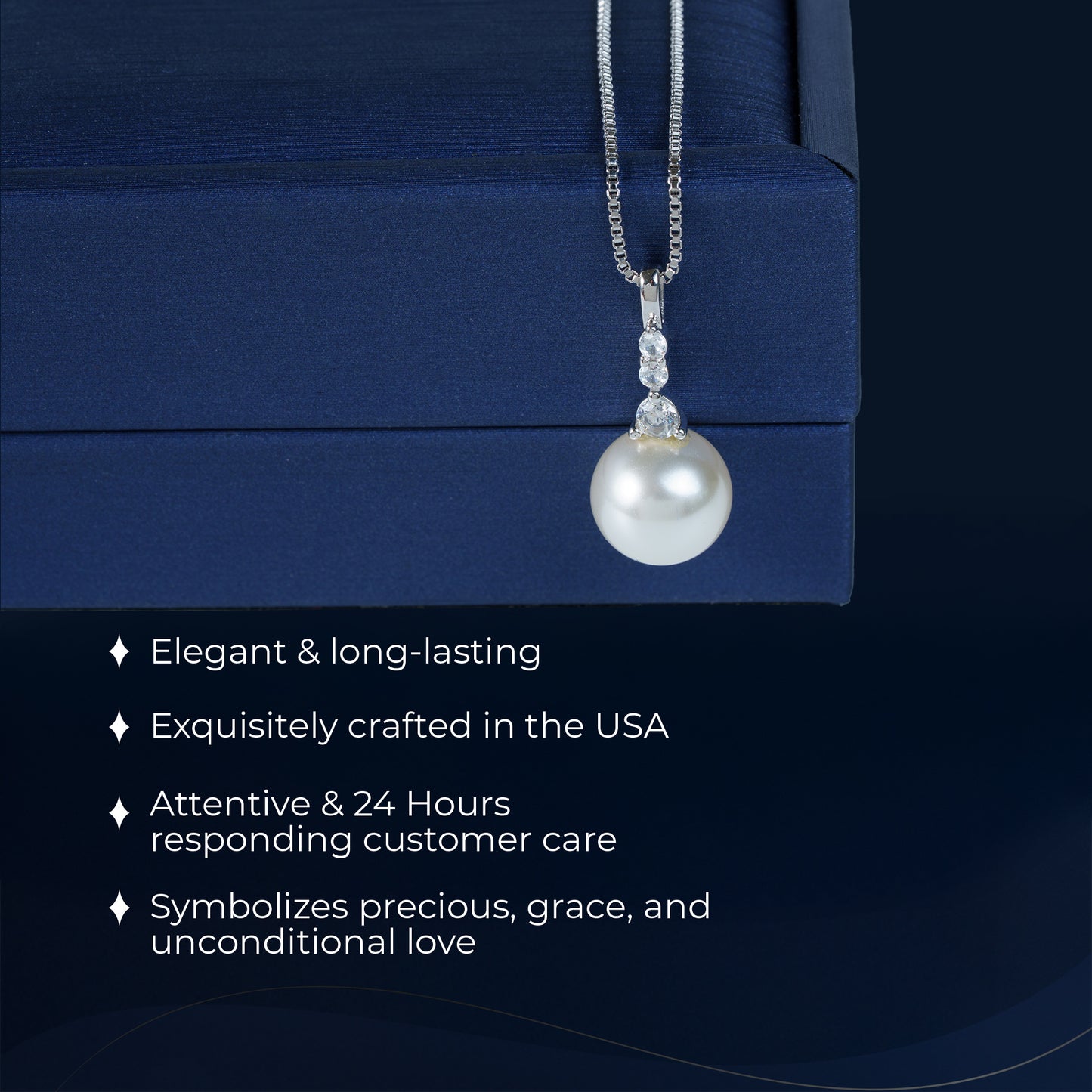 Grace Pearl Necklace Elegant Gifts