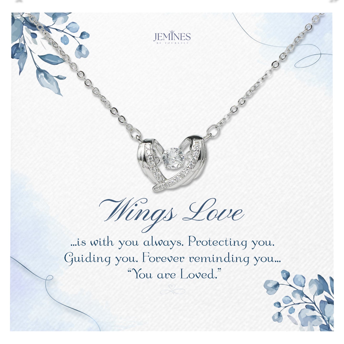 Wings Love Necklace Elegant Gifts