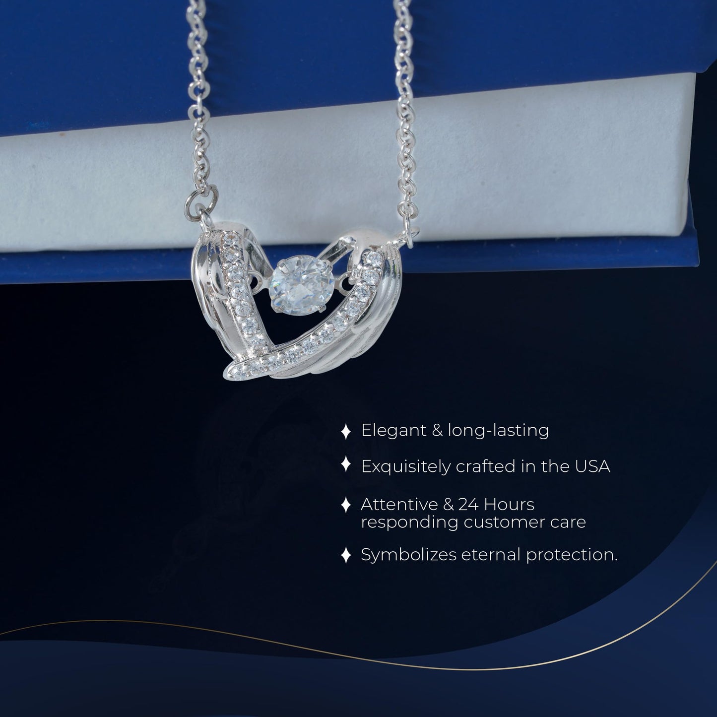 Wings Love Necklace Elegant Gifts