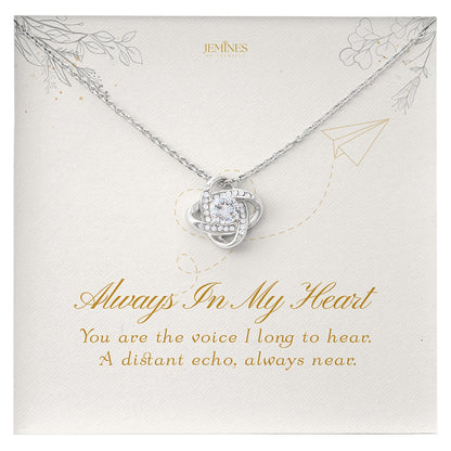 Love Knot Necklace Elegant Gifts