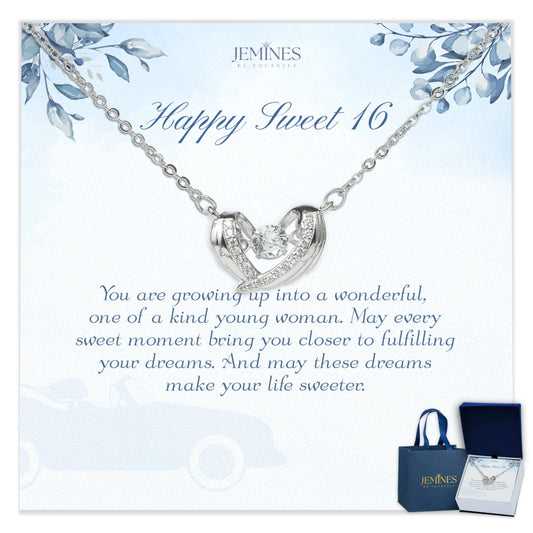 16th Birthday Wings Love Necklace Elegant Gifts