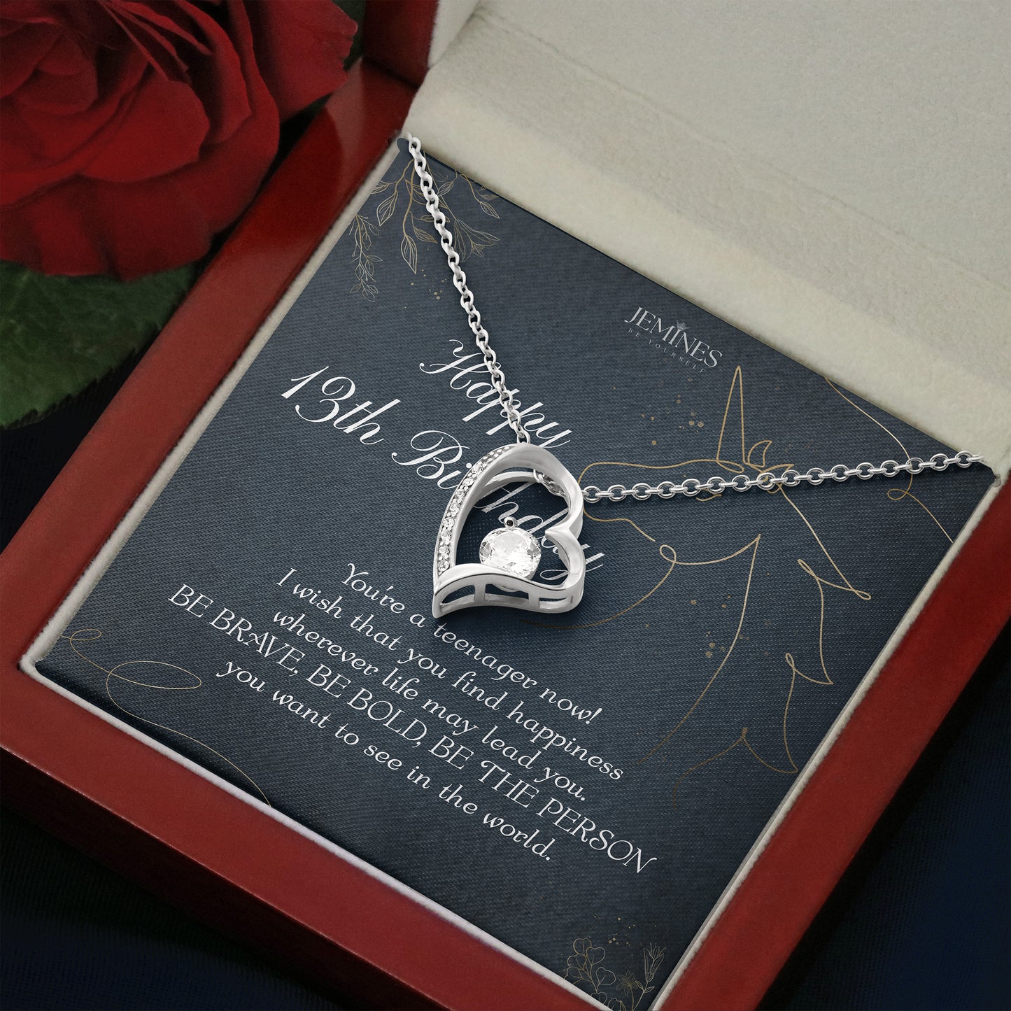 13th Birthday Forever Love Necklace Gifts