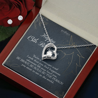 13th Birthday Forever Love Set Necklace