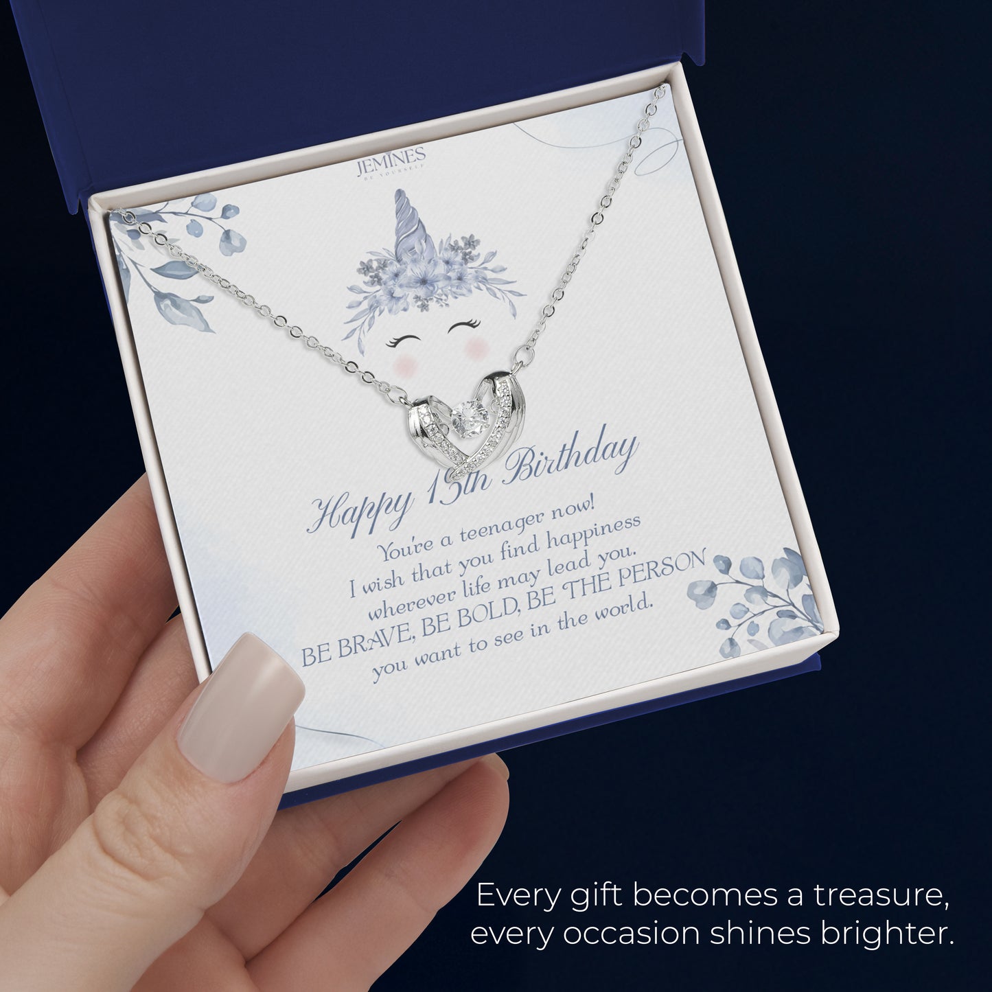 13th Birthday Wings Love Necklace Elegant Gifts