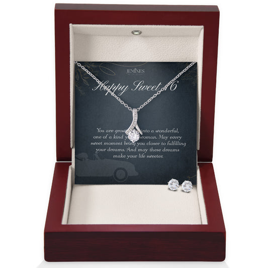 16th Birthday Alluring Beauty Set Necklace