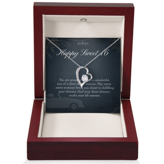 16th Birthday Forever Love Necklace Gifts