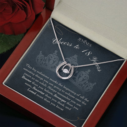18th Birthday Lucky In Love Necklace Gifts