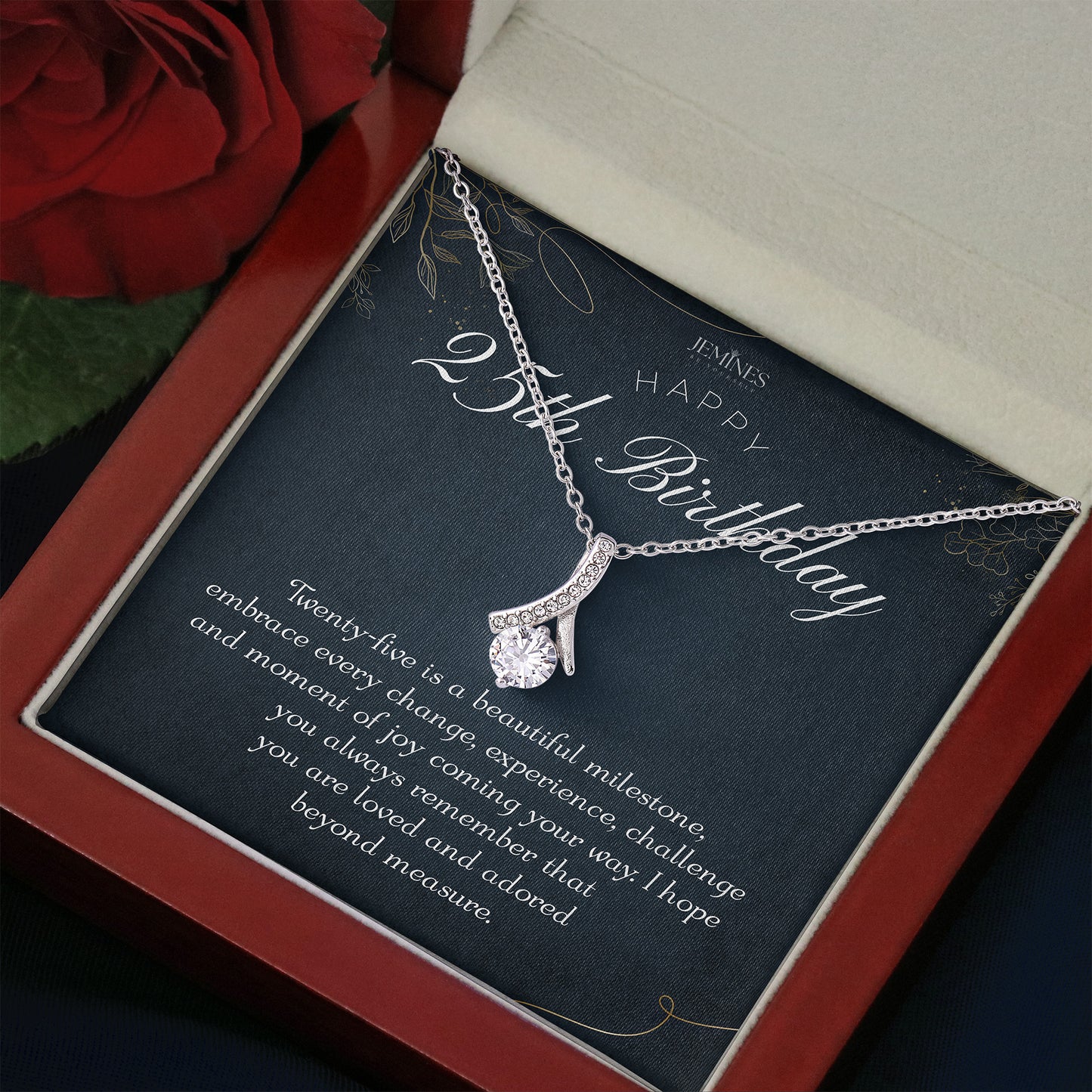 25th Birthday Alluring Beauty Necklace Gifts