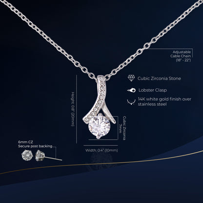 25th Birthday Alluring Beauty Set Necklace
