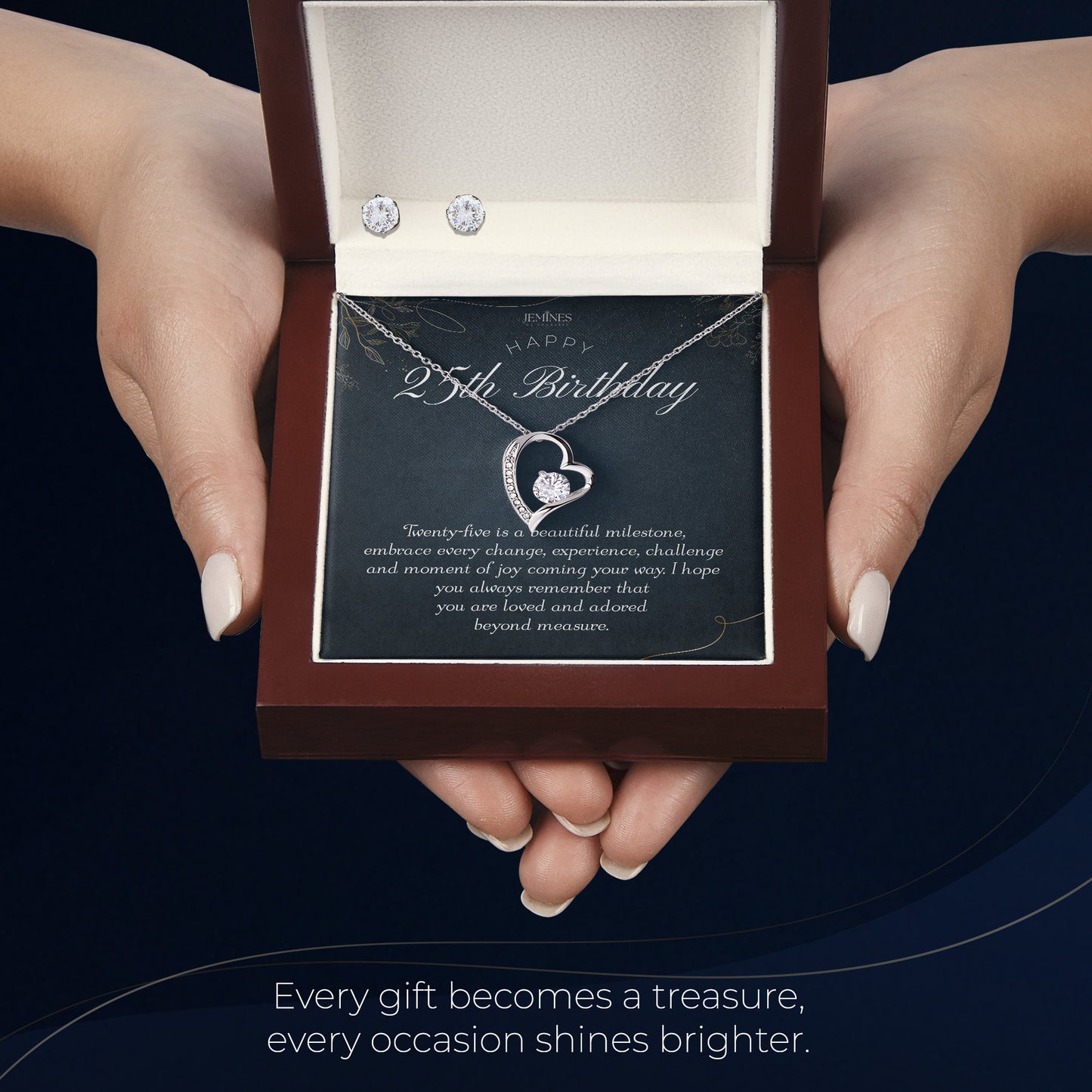 25th Birthday Forever Love Set Necklace