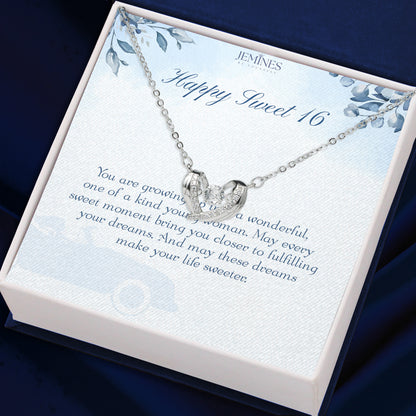 16th Birthday Wings Love Necklace Elegant Gifts