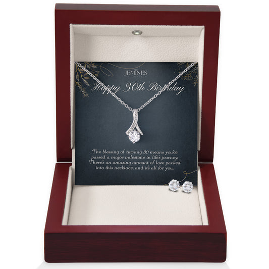30th Birthday Alluring Beauty Set Necklace