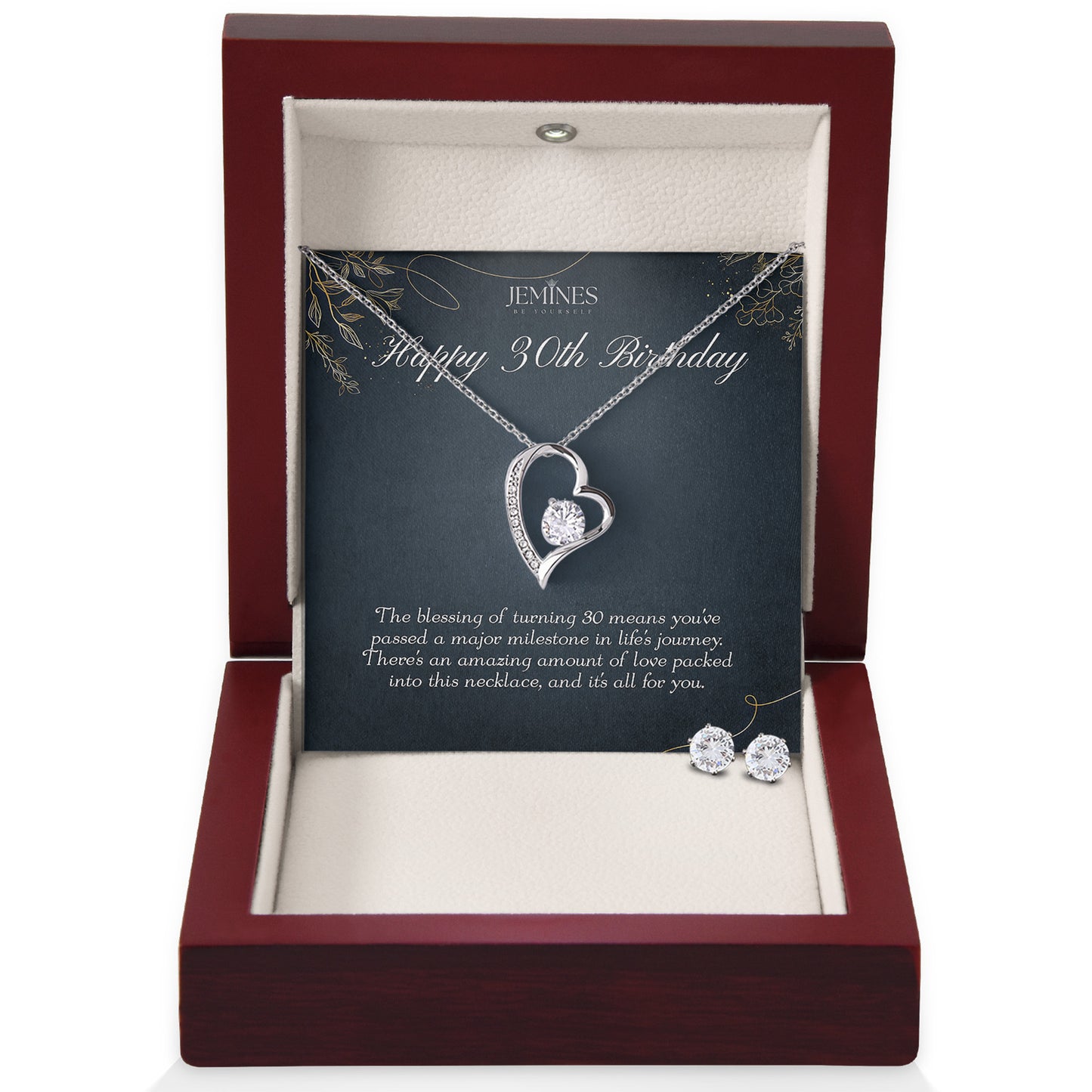 30th Birthday Forever Love Set Necklace