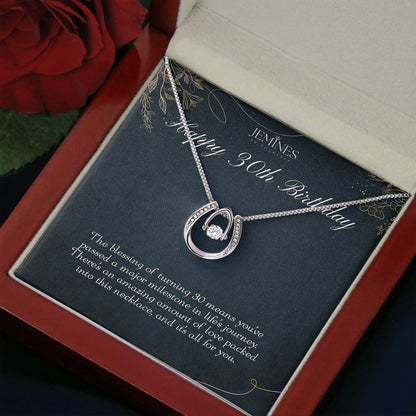 30th Birthday Lucky In Love Necklace Gifts