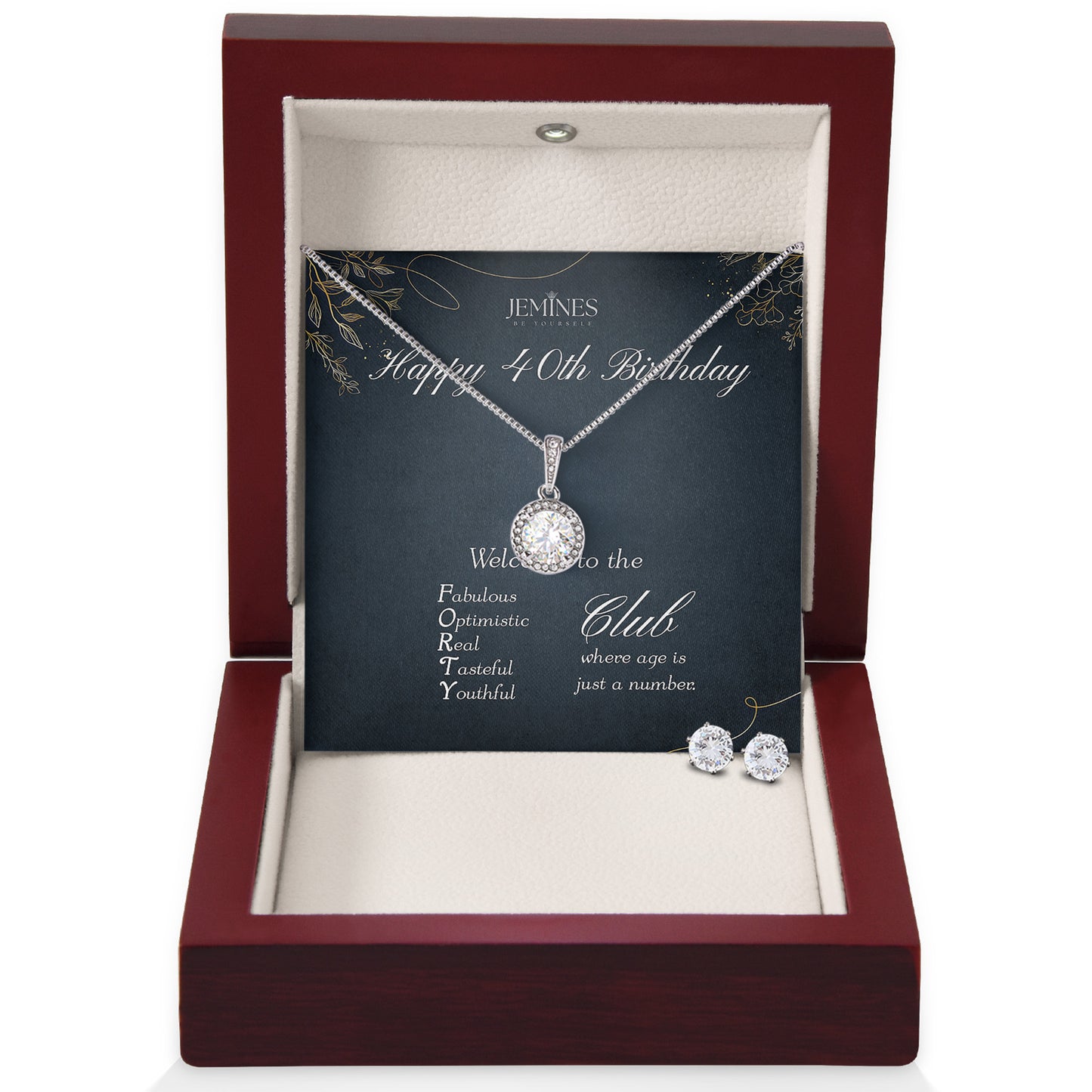 40th Birthday Eternal Hope Set Necklace