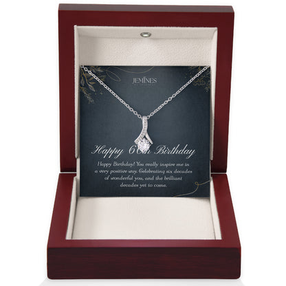60th Birthday Alluring Beauty Necklace Gifts