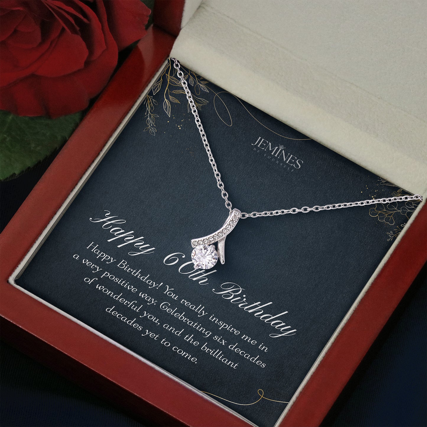 60th Birthday Alluring Beauty Necklace Gifts