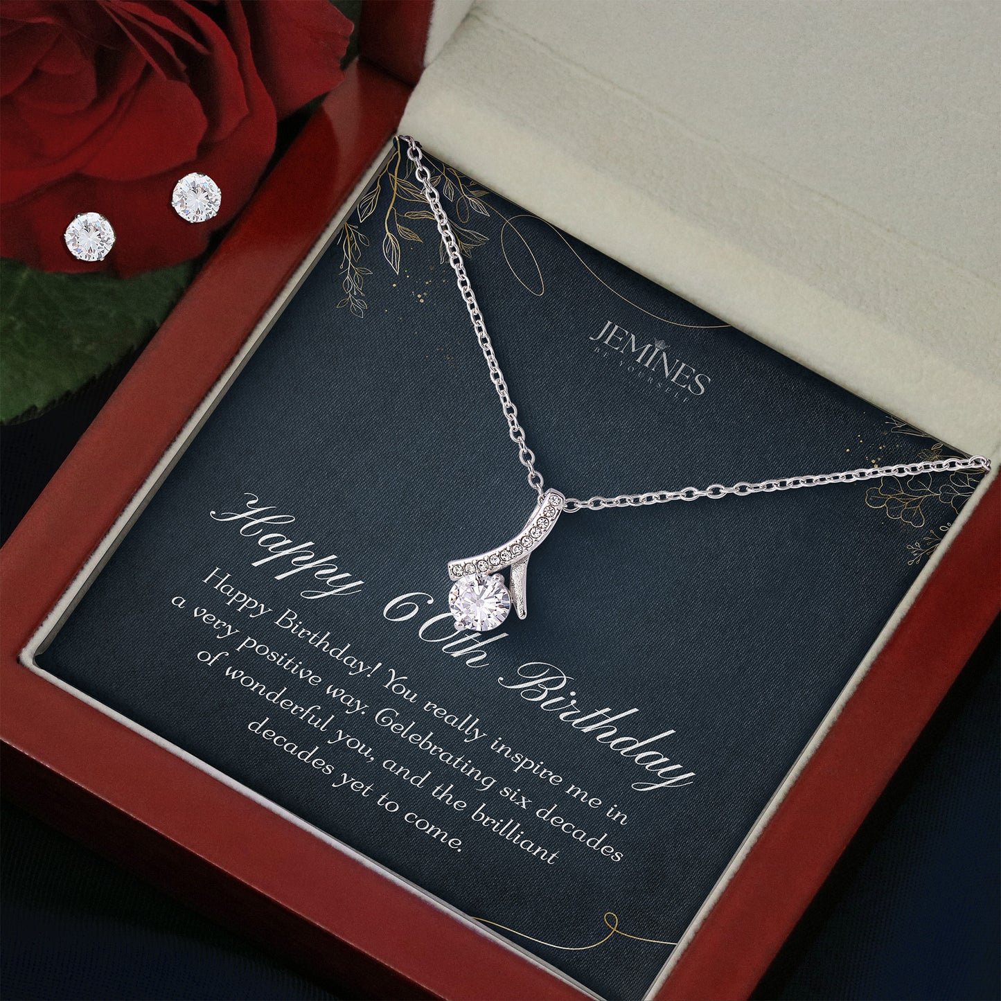 60th Birthday Alluring Beauty Set Necklace