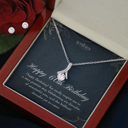 60th Birthday Alluring Beauty Set Necklace