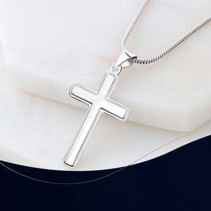 60th Birthday Artisan Crafted Cross Necklace