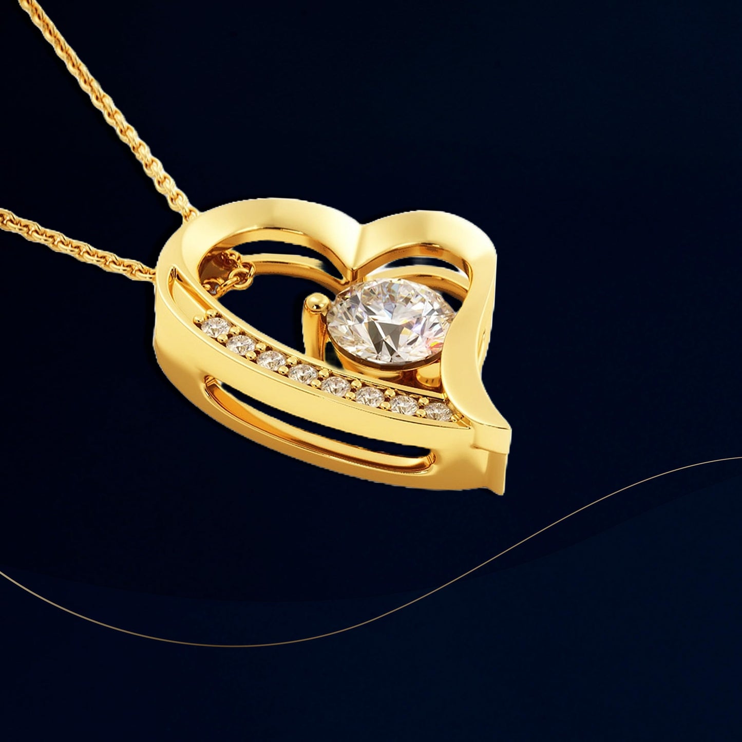 Forever Love Gold Necklace Elegant Gifts