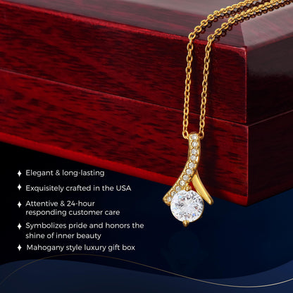 Alluring Beauty Gold Necklace Elegant Gifts