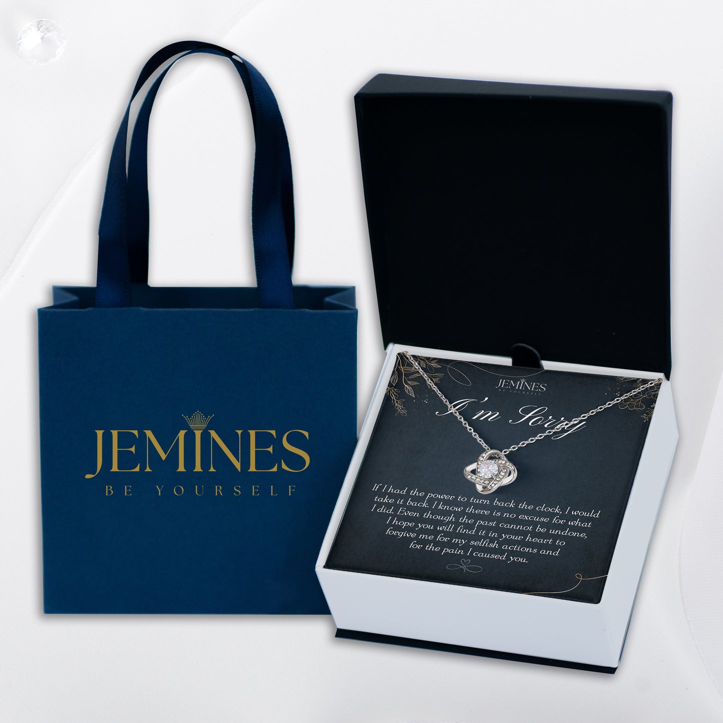 Apology Love Knot Necklace Elegant Gifts