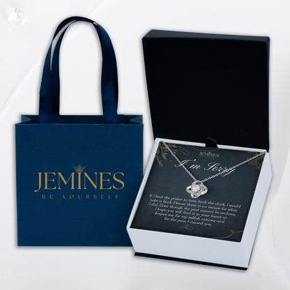 Apology Love Knot Necklace Elegant Gifts