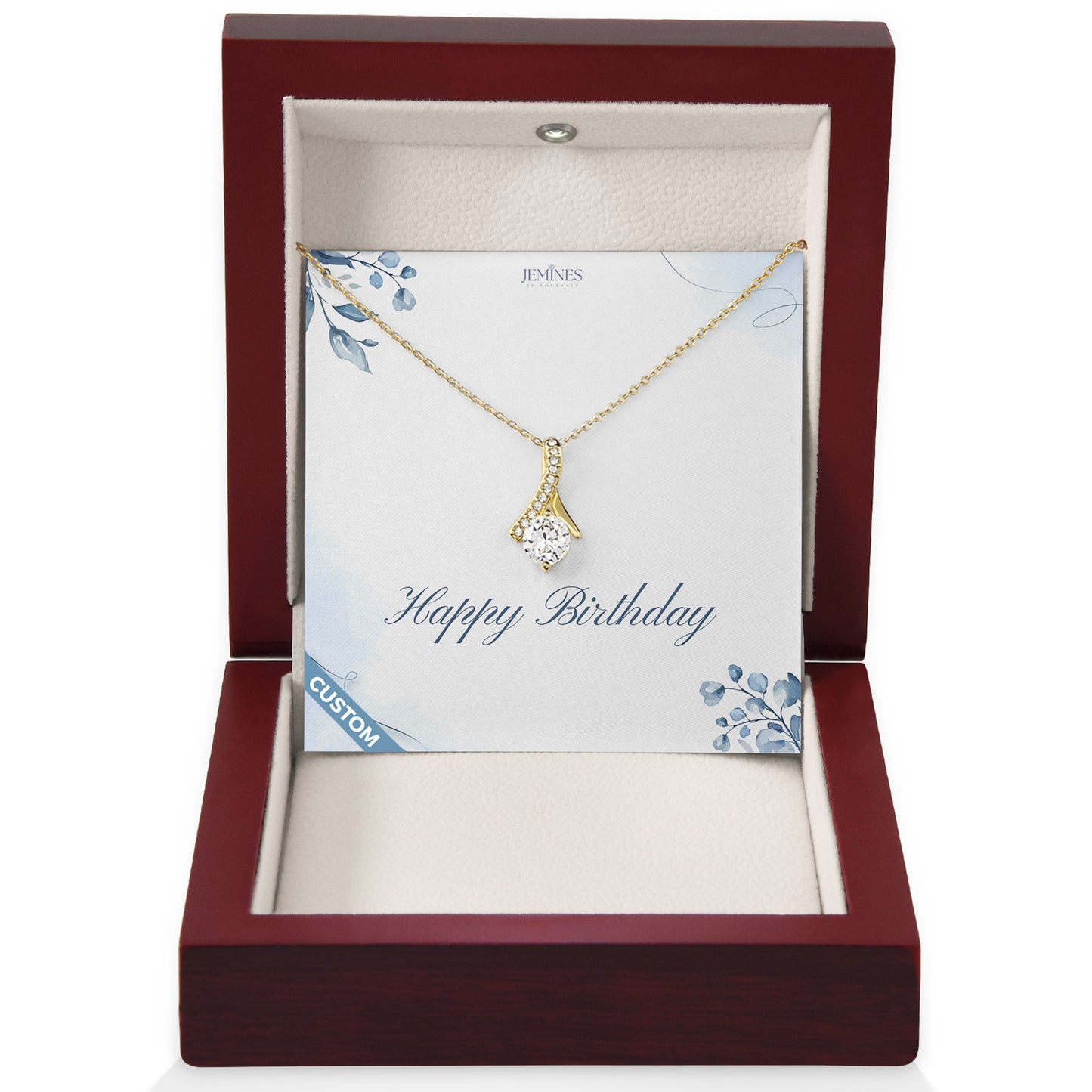 Birthday Alluring Gold Necklace Custom Gifts