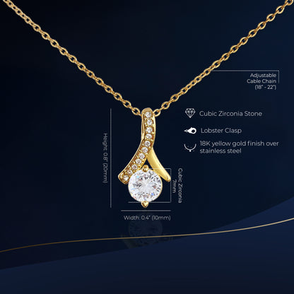 60th Birthday Alluring Gold Necklace Custom Gifts
