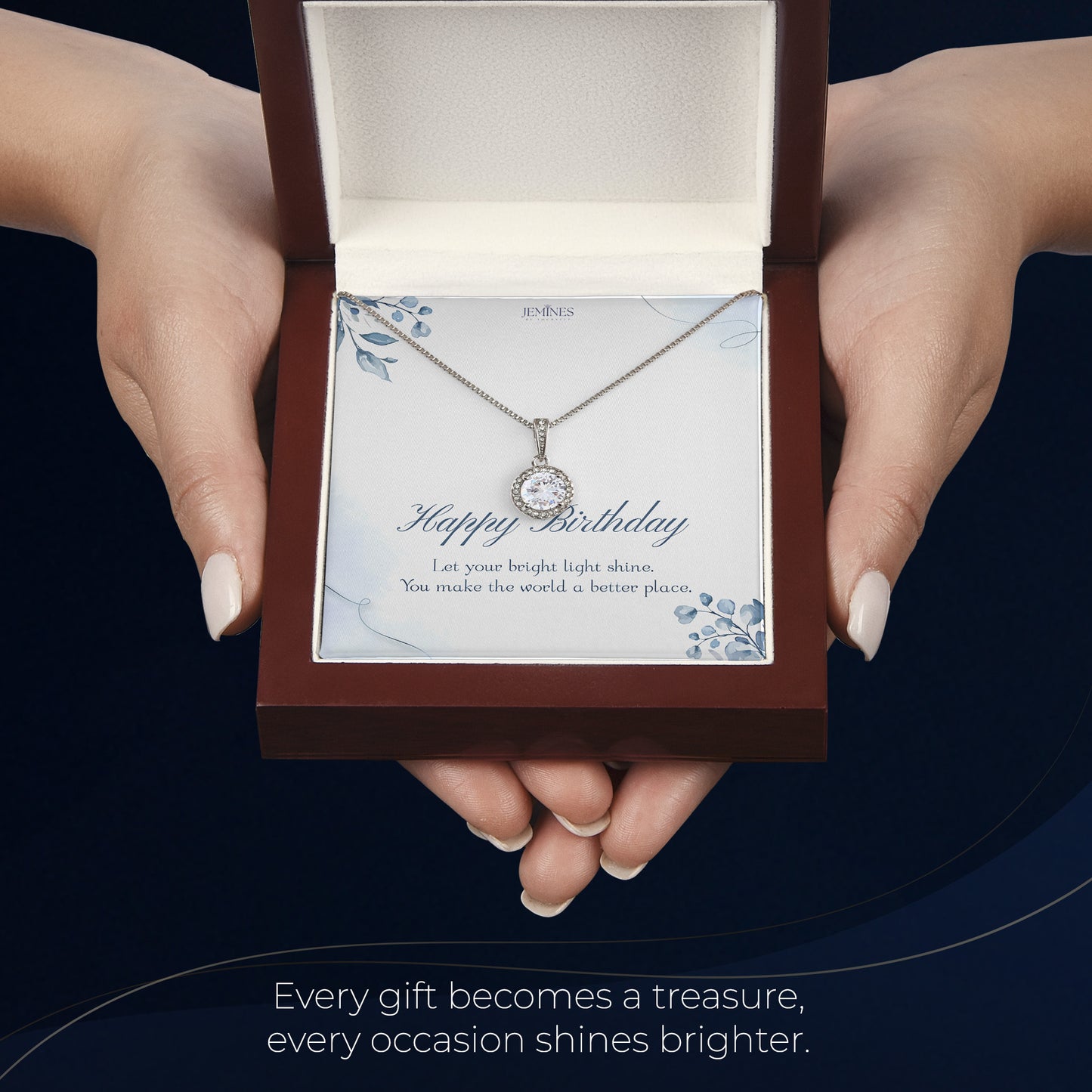 Birthday Eternal Hope Necklace Custom Gifts
