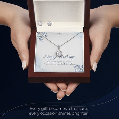 Birthday Eternal Hope Set Necklace Custom Gifts