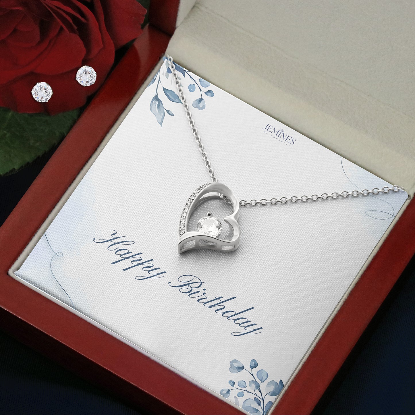 Birthday Forever Love Set Necklace Custom Gifts