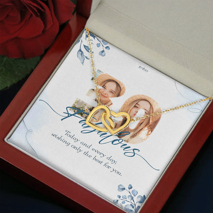 16th Birthday Interlocking Gold Necklace Custom Gifts