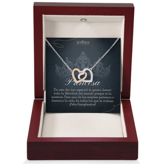 Princesa Interlocking Hearts Necklace Gifts