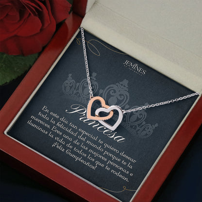 Princesa Interlocking Hearts Necklace Gifts
