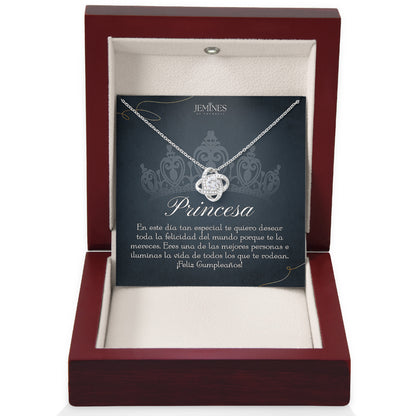 Princesa Love Knot Necklace Elegant Gifts