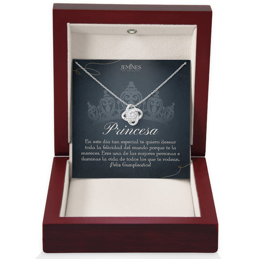 Princesa Love Knot Necklace Elegant Gifts