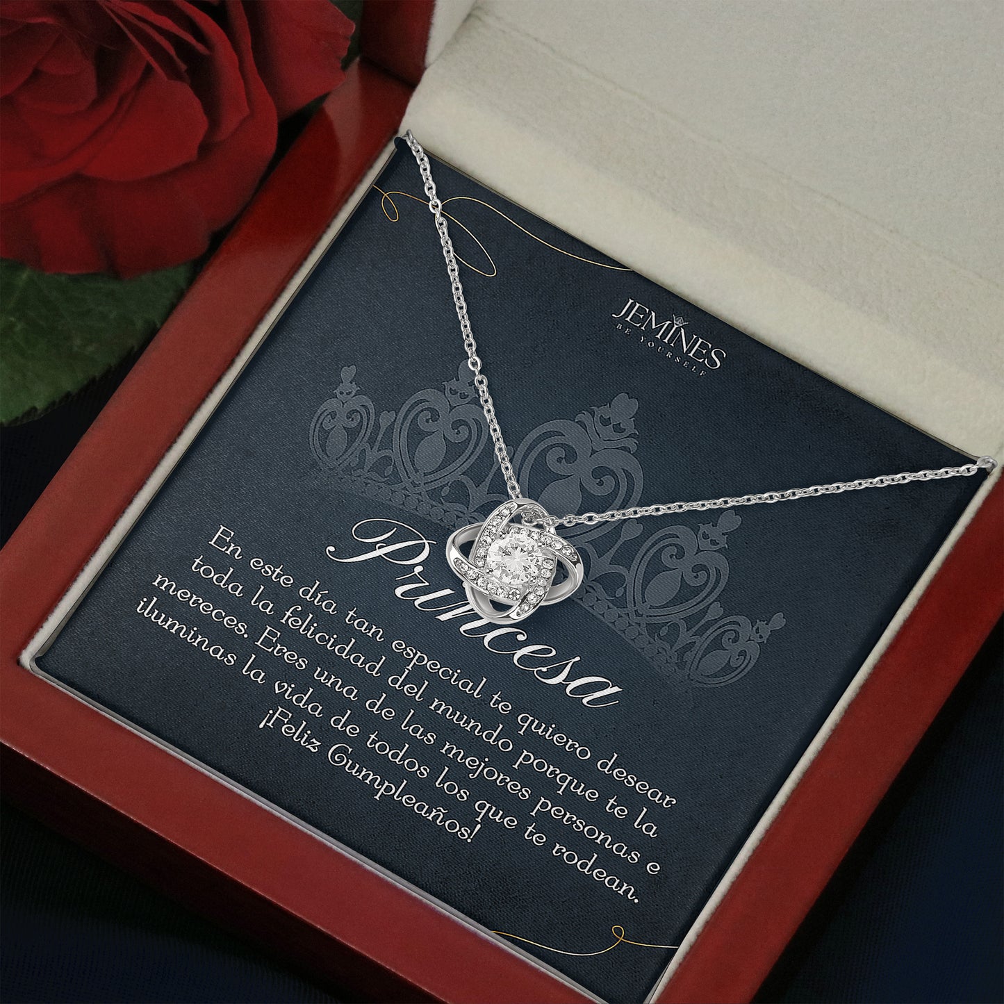 Princesa Love Knot Necklace Elegant Gifts