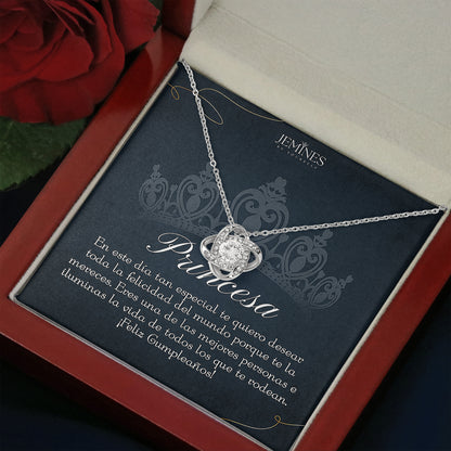 Princesa Love Knot Necklace Elegant Gifts